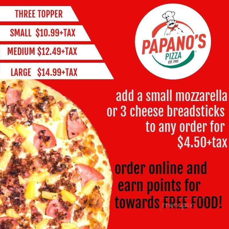 A Papano's Pizza - Beulah, MI