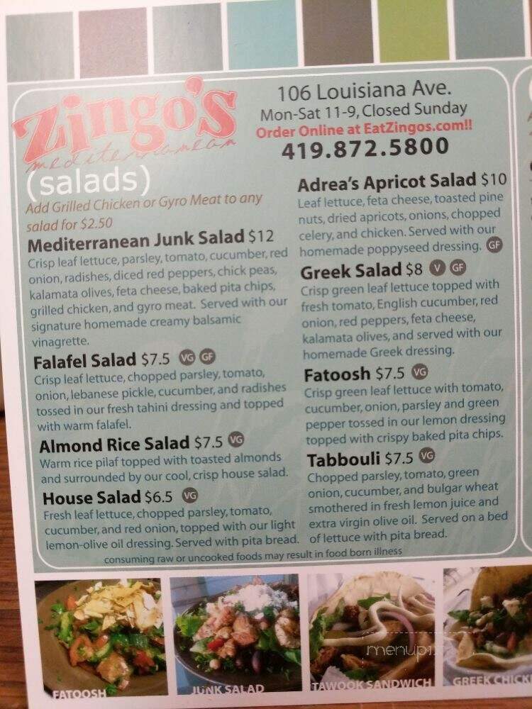 Zingo's Mediterranean - Perrysburg, OH