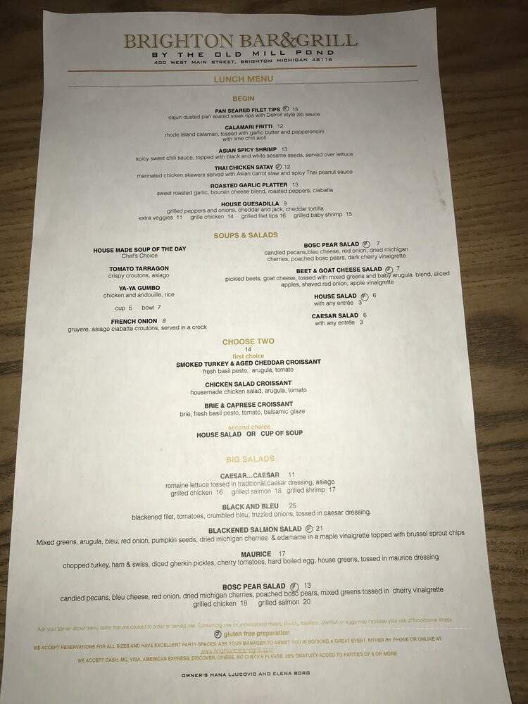 Brighton Bar & Grill - Brighton, MI