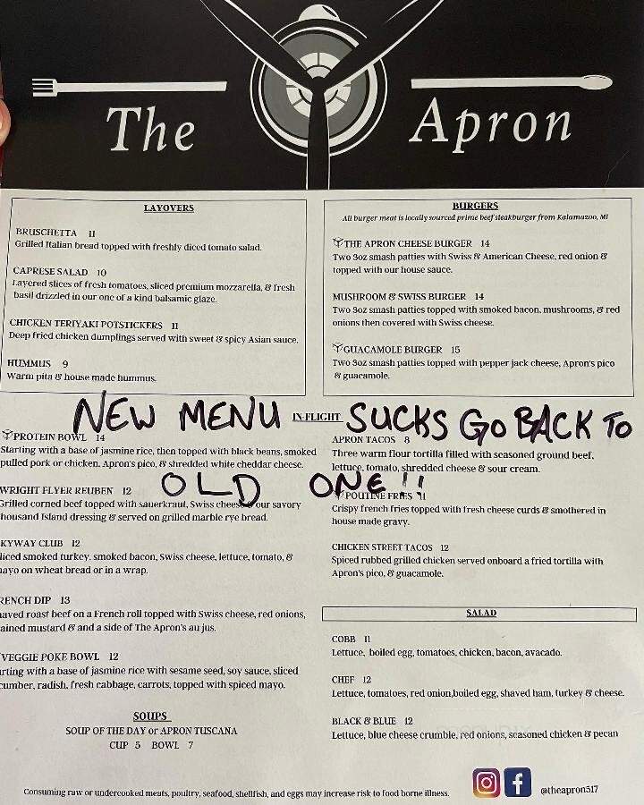 The Apron Restaurant - Jackson, MI