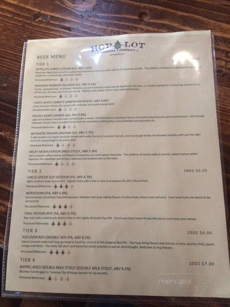 Hop Lot Brewing Company - Suttons Bay, MI