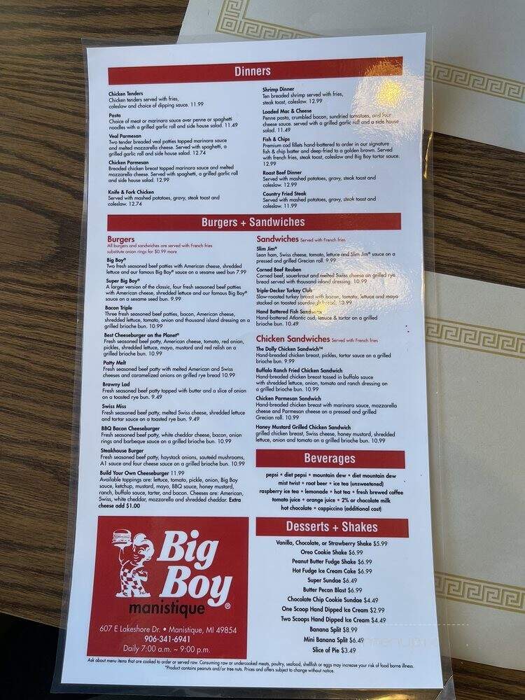 Bob's Big Boy - Manistique, MI