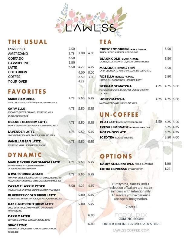 Lawless Coffee - Sturgeon Bay, WI