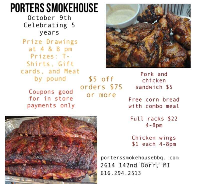 Porter's Smokehouse - Zeeland, MI