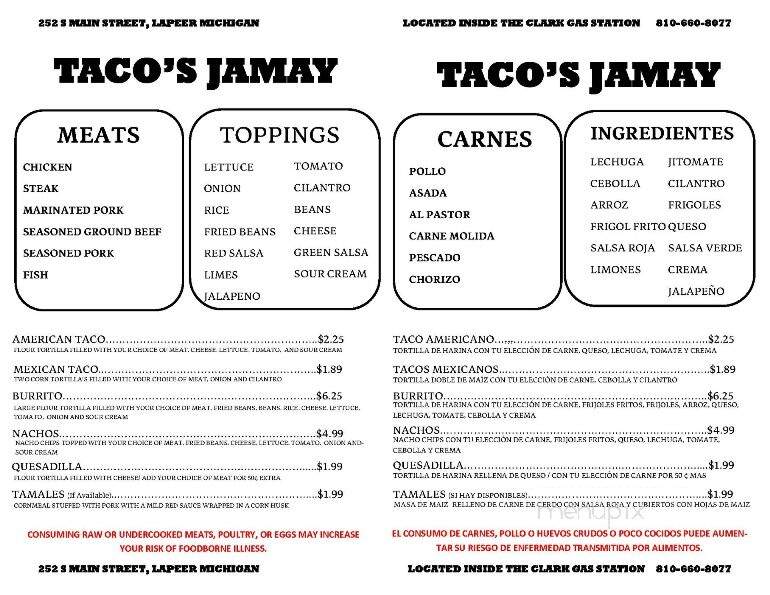 Tacos Jamay - Lapeer, MI