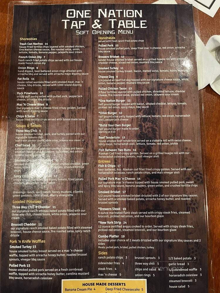 One Nation Tap & Table - Battle Creek, MI