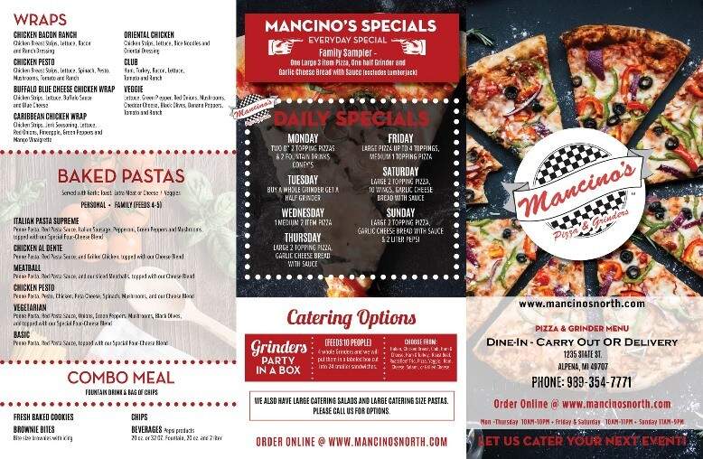 Mancino's Pizza & Grinders - Alpena, MI