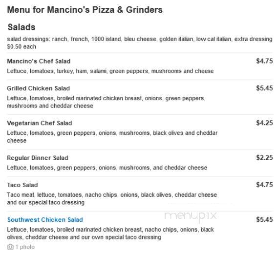 Mancino's Pizza & Grinders - Adrian, MI