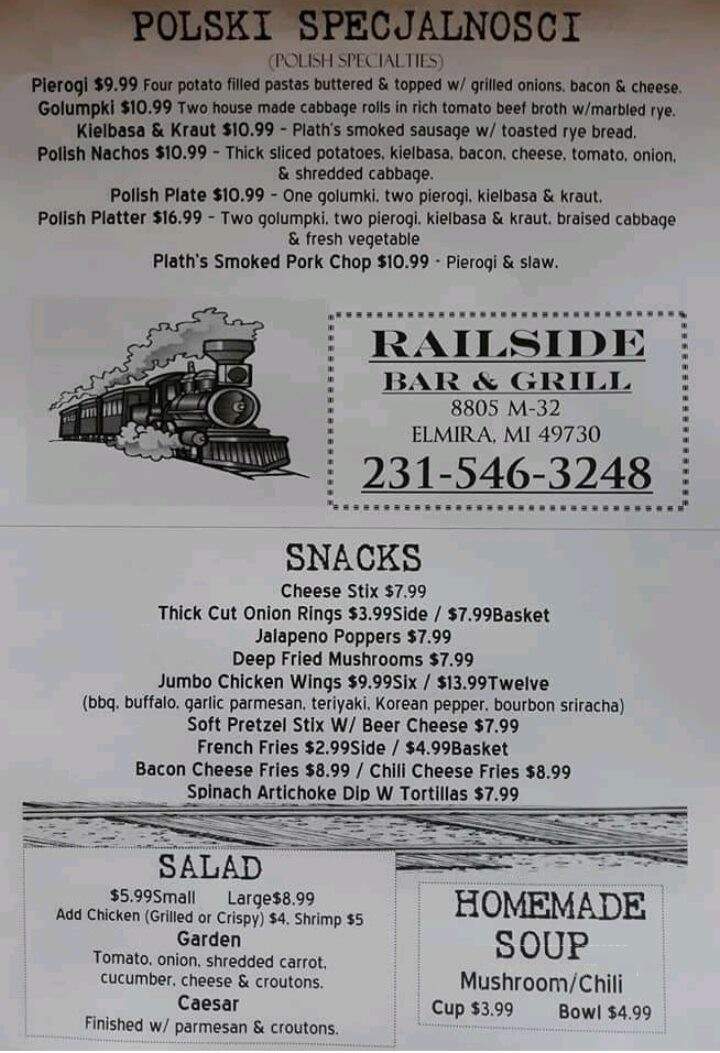 Rail Side Bar & Grill - Elmira, MI