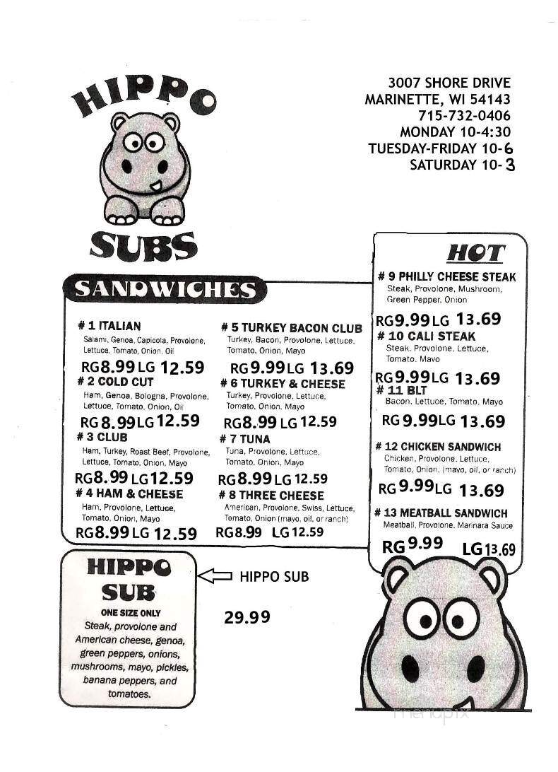 Hippo Subs - Marinette, WI