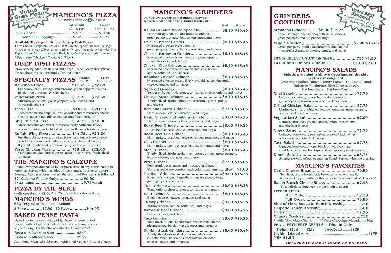 Mancino's Pizza & Grinders - Brighton, MI