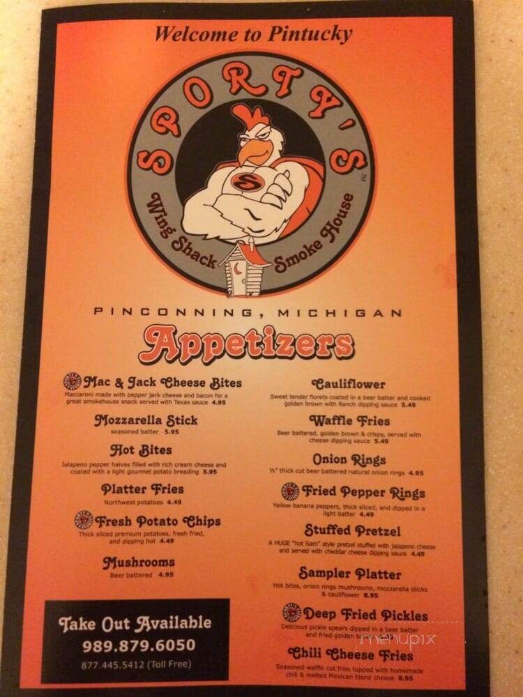 Sporty's Wing Shack & Smoke House - Pinconning, MI