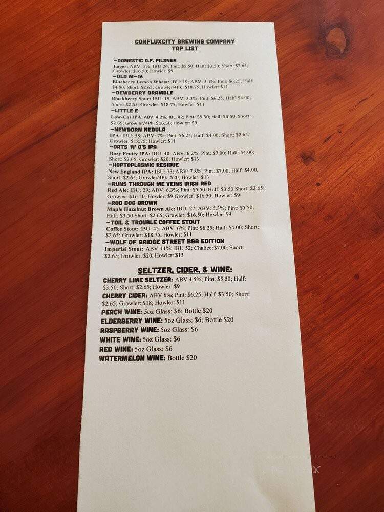 ConfluxCity Brewing Company - Portland, MI