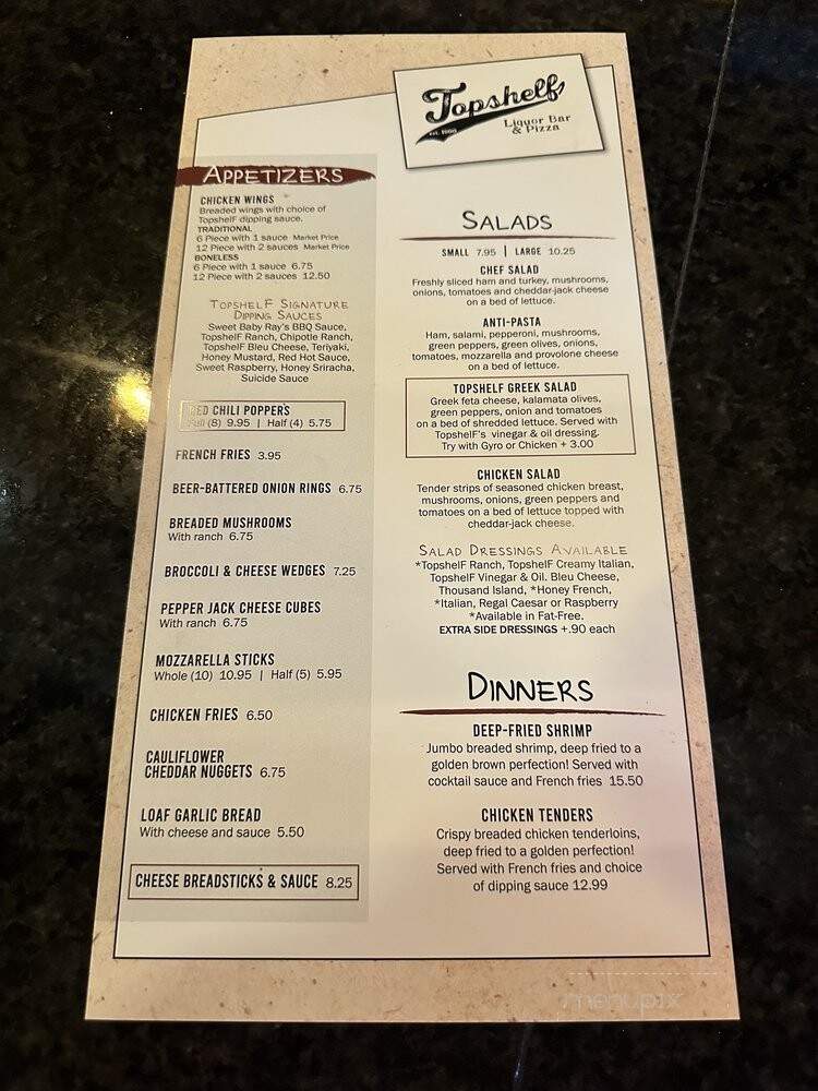 Topshelf Pizza & Pub - Muskegon, MI