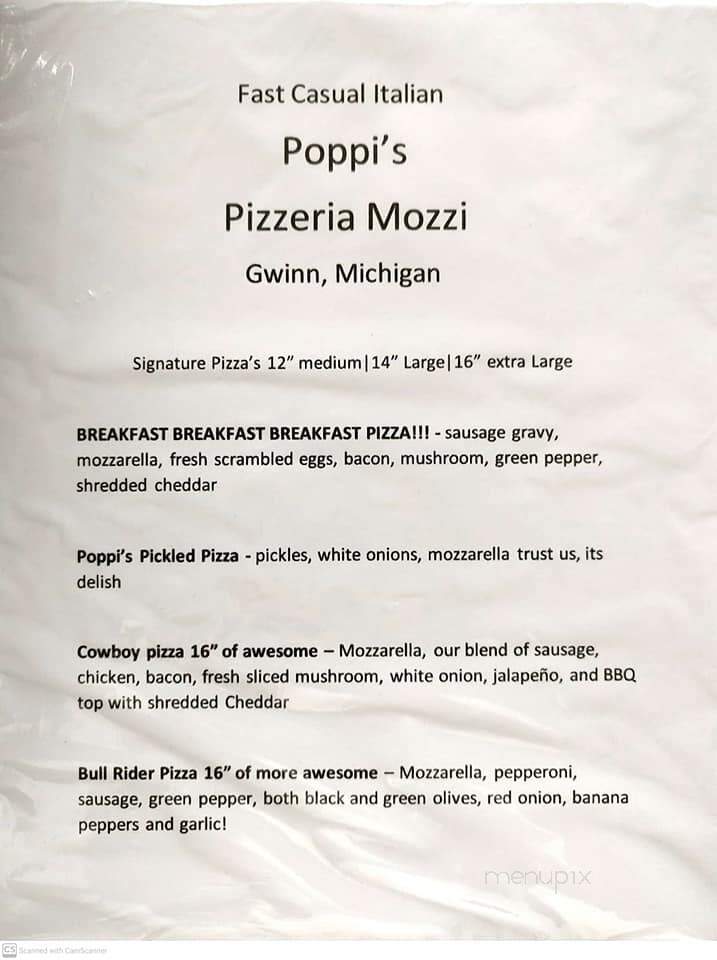 Pizzeria Mozzi - Gwinn, MI