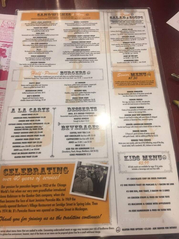 Mr B's Pancake House - Muskegon, MI