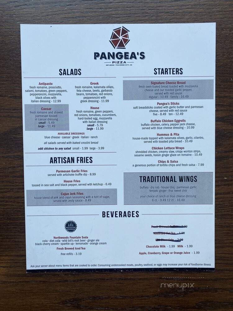 Pangea's Pizza - Traverse City, MI