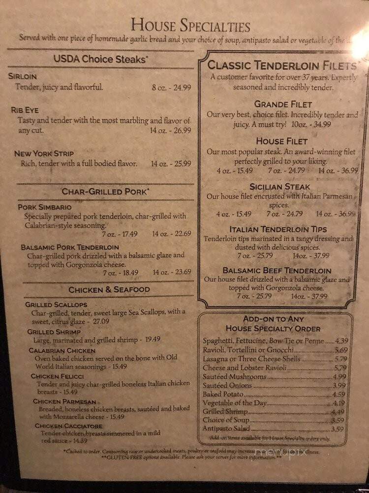 Casa Calabria Restaurant - Marquette, MI