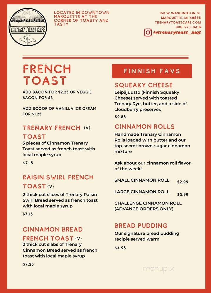 Trenary Toast Cafe - Marquette, MI