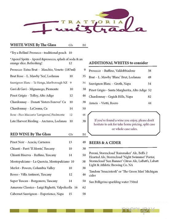 Trattoria Funistrada - Maple City, MI