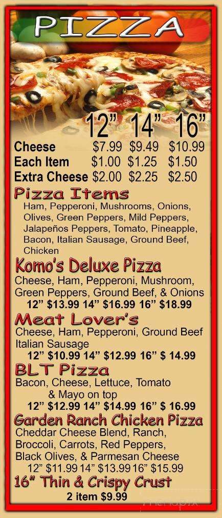 Komos Pizzeria - Alpena, MI