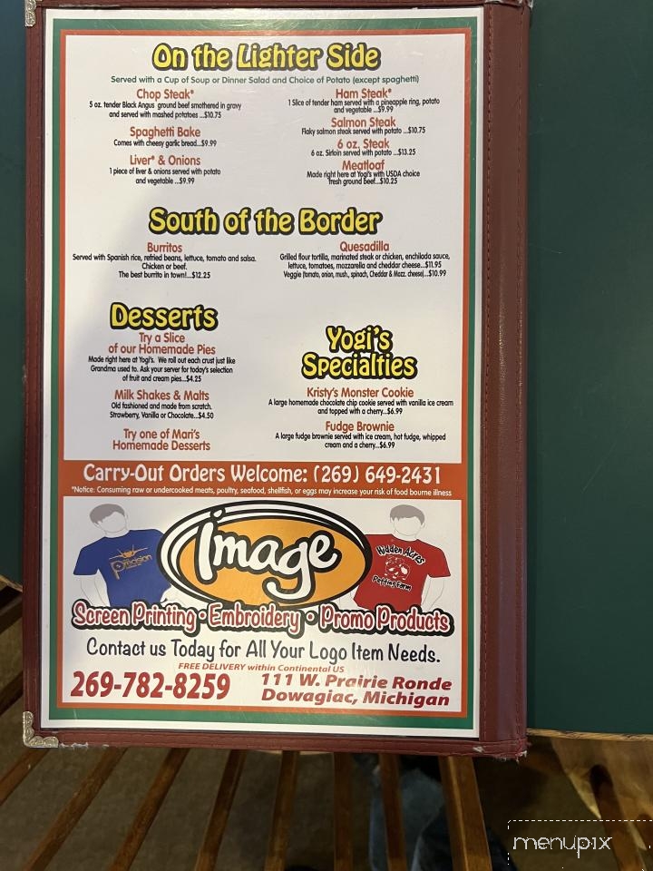 Yogi's - Vicksburg, MI