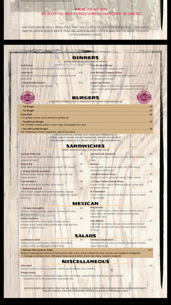 Lumberjack's Bar & Grill - Honor, MI