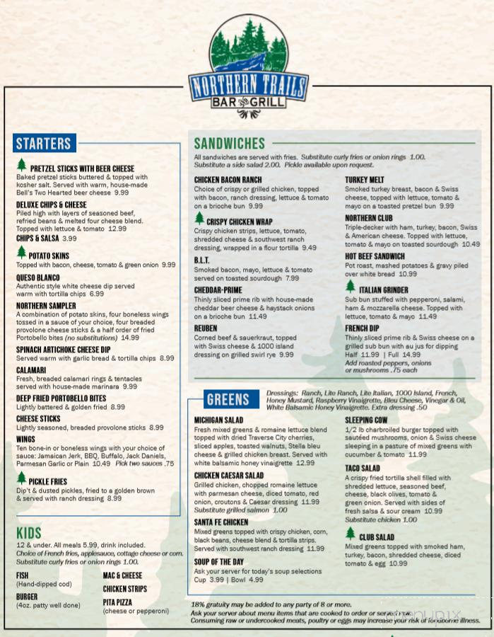 Northern Trails Bar & Grill - Newaygo, MI