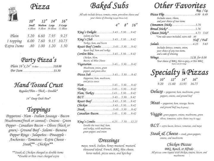 Pizza King - Mount Pleasant, MI